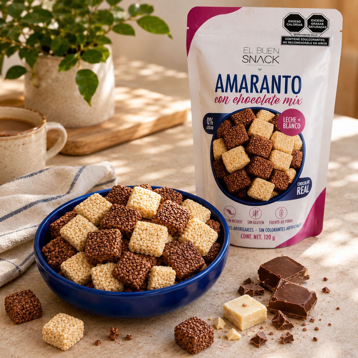 Amaranto con chocolate