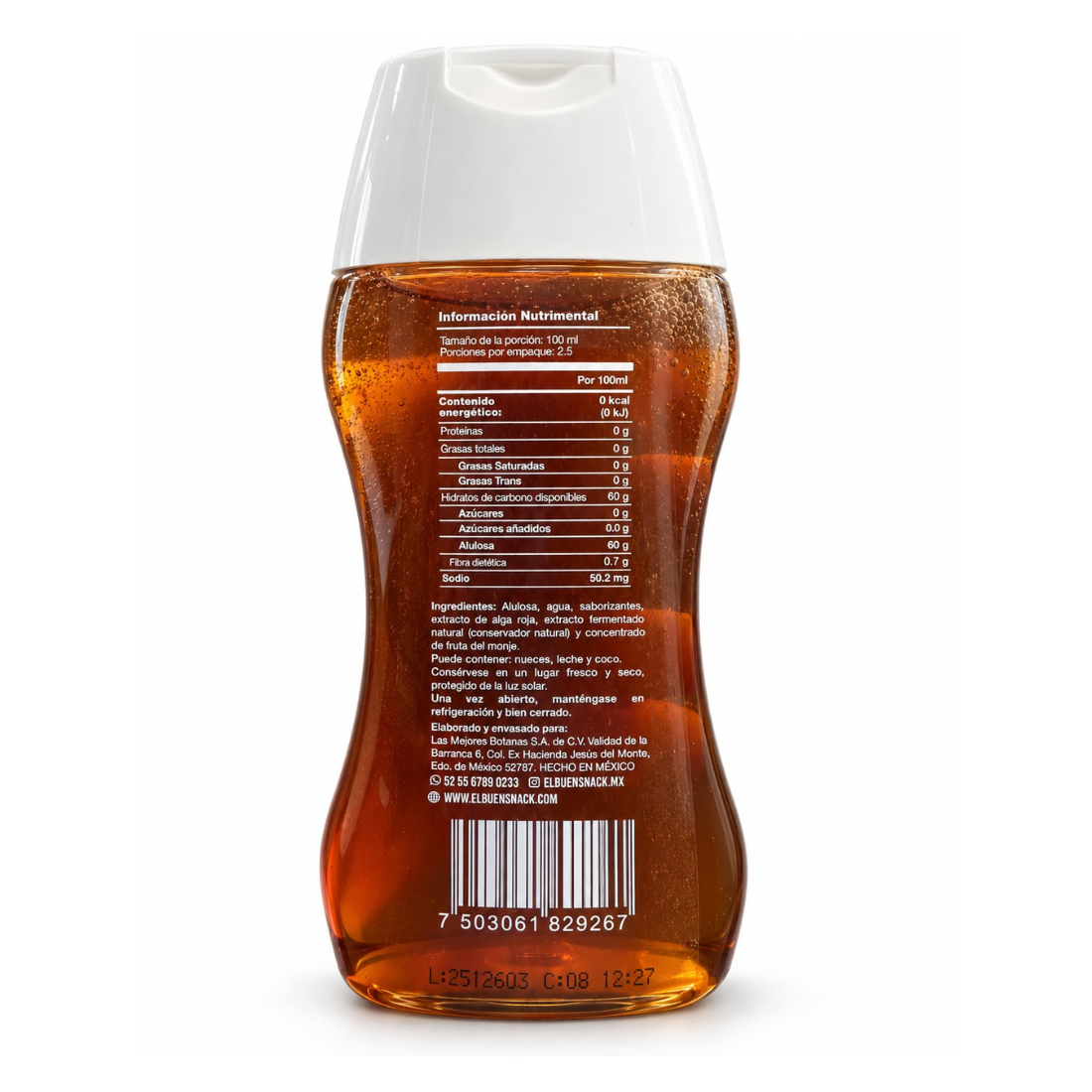 Jarabe de Maple sin azúcar