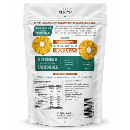 Piña deshidratada