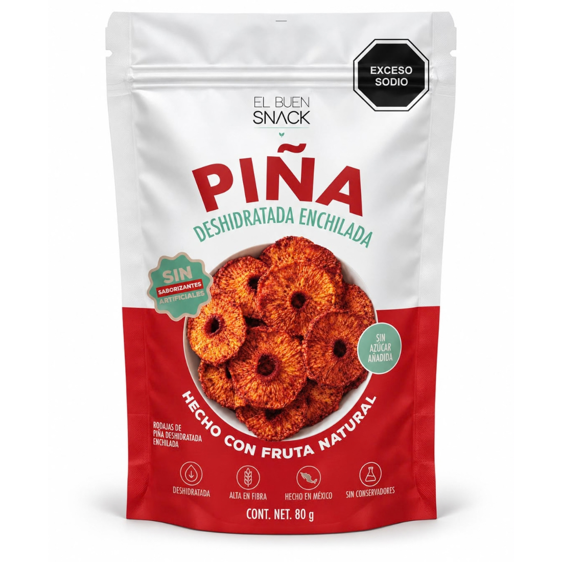 Piña deshidratada