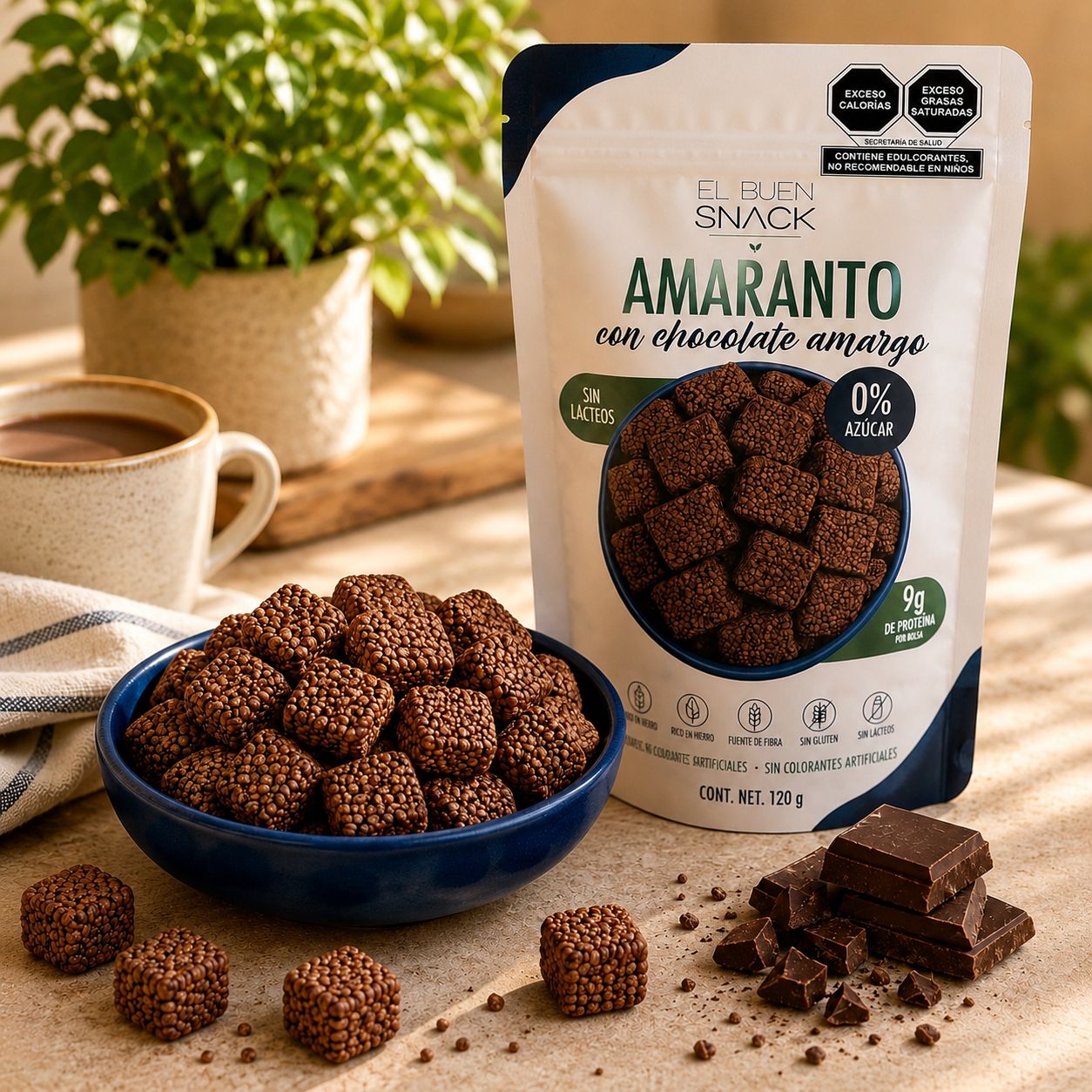 Amaranto con chocolate
