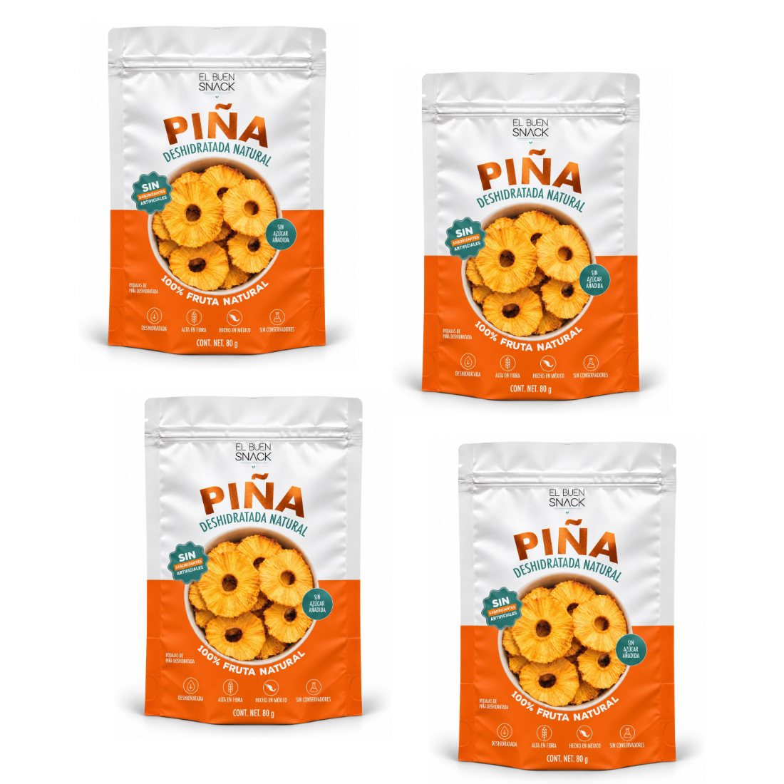 Piña deshidratada