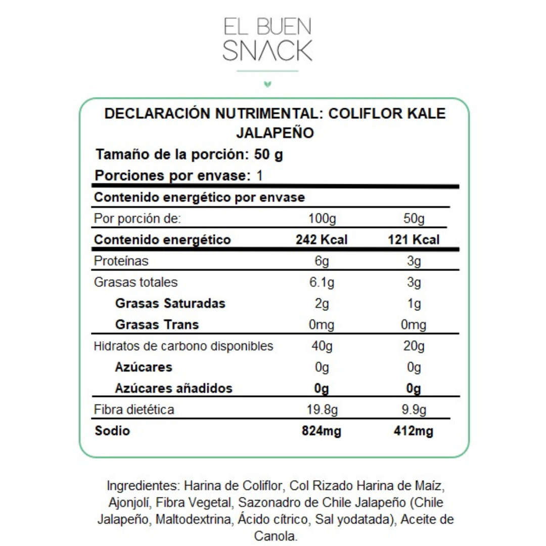 Chips de Coliflor