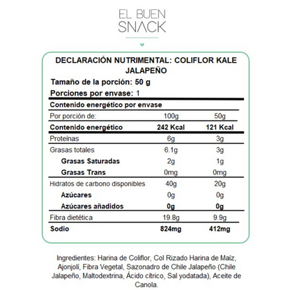 Chips de Coliflor
