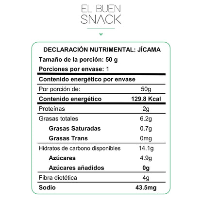 Jícama Deshidratada