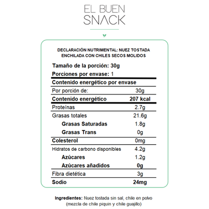 Nuez y Almendra enchilada por caja