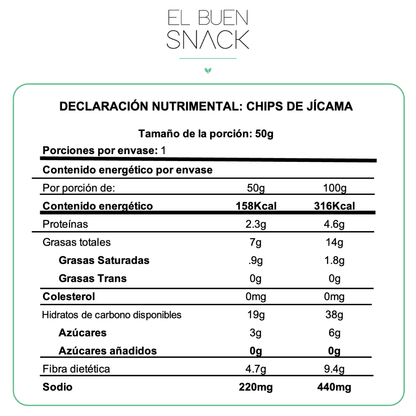 Jícama Deshidratada