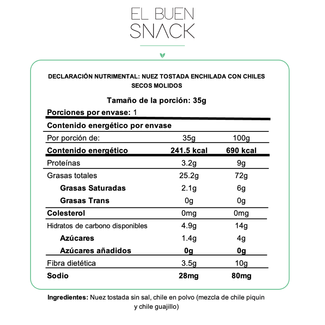 Nuez y Almendra enchilada por caja